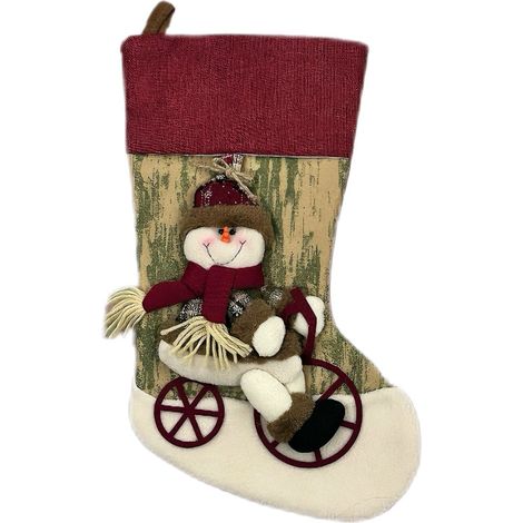 Bolsas de regalo para calcetines navideños, adornos navideños de gran capacidad, adornos para el árbol de Navidad (1/4)