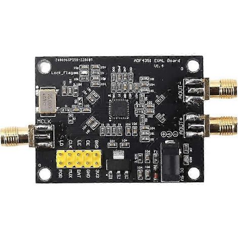 Carte de développement de source de signal PLL 35 MHz - 4,4 GHz, module générateur de signal ADF4351, connecteur SMA à verrouillage de phase FDQ (1/5)