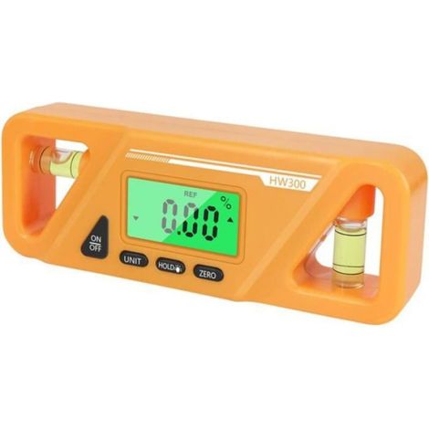 Inclinomètre Numérique - Affichage LCD - Précision ±0,1° - Portatif pour Chantier et Bricolage - 1 Pièce (1/4)