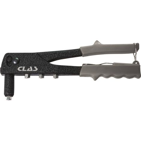 Pince à riveter L. 270 mm avec 4 buses 2.4, 3.2, 4.0 et 4.8mm - OM 0749BL - CLAS Equipements