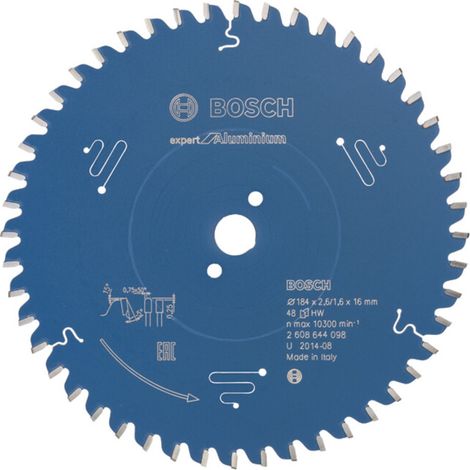 Lame de scie circulaire Bosch Expert pour aluminium 184 x 16 x 2,6 mm 48 (1/5)