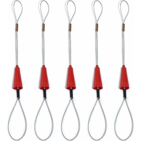 Aiguille Tire-Fil Outil D'aide à L'installation De Câbles D'électricien Dispositif De Filetage De Câbles Traction De Fil D'outil De Fixation De Bande De Poisson，（5pcs）