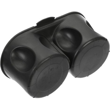 1 Farbe: Schwarz Material: Kunststoff 1WV70DX9AA Getränkehalter-Pad für Dodge (1/4)