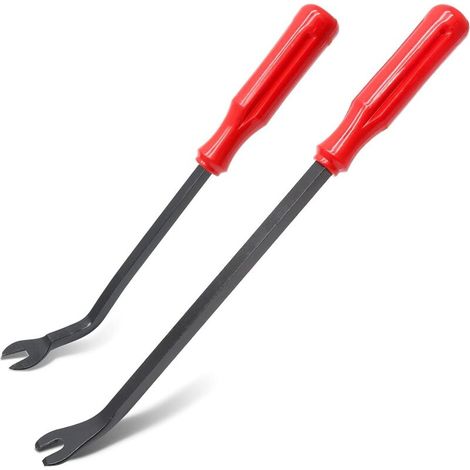 Kit de fixation et de démontage en plastique pour panneau de porte/panneau intérieur de voiture, 1 pièce, rouge (1/5)
