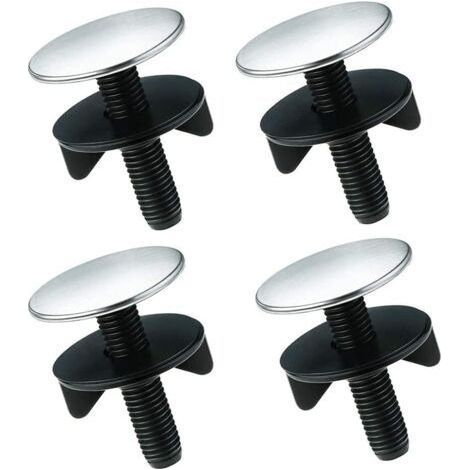 4 Pièces Couvercle Trou Robinet, Bouchon Evier Cuisine, Bouchon Trou Robinet D'évier, Acier Inoxydable Robinet Trou Couvercle pour Accessoires d'Évier Cuisine, Salle Bain à Maison (12-40mm) (1/5)