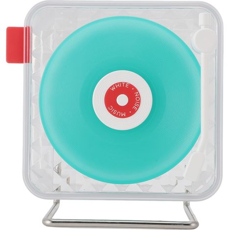Platine vinyle avec enceinte Bluetooth RGB et bruit blanc, Bluetooth 5.0, portable et sans fil, idéale pour la maison ou la chambre, ou comme cadeau de Noël. (1/5)