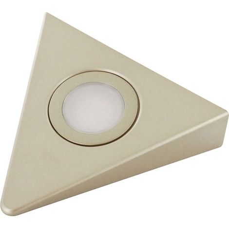 Applique murale LED 12V – Éclairage blanc neutre 4000K – Décor nickel satiné – Angle 60° – Épaisseur 22 mm – IRC > 80 (1/4)