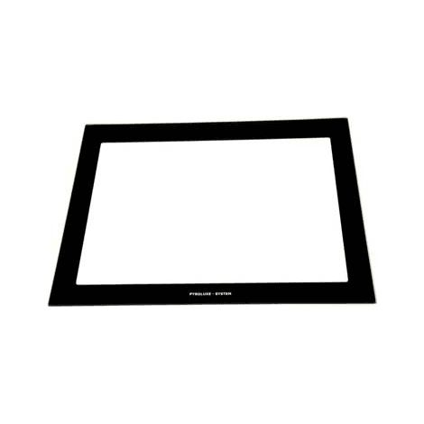 Vitre intérieure de porte imprimée  pour four Electrolux & Arthur Martin - Dimensions : 504 x 392 mm. (1/2)