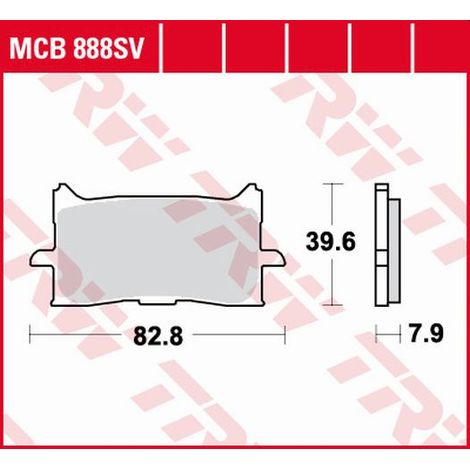 PASTILLAS DE FRENO TRW ZF KH679 SINTER STREET HONDA CRF 1000 L AFRICA TWIN 15-19, X-ADV 750 17-19, CB 125 / 300 R 18-19, DELANTERAS
