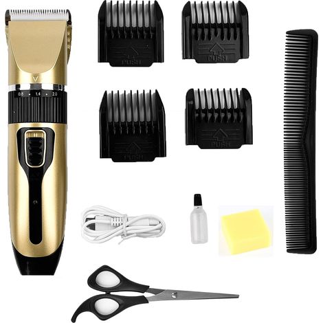 Tondeuse à cheveux professionnel tondeuse à cheveux électrique tondeuse à cheveux pour hommes (1/5)