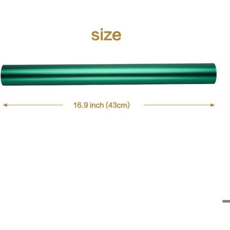 Rouleau de papier cadeau vert mat, 9 m x 43 cm, couleur unie, effet nacré, pour anniversaire,Nol,décoration de cadeaux de festival (1/5)