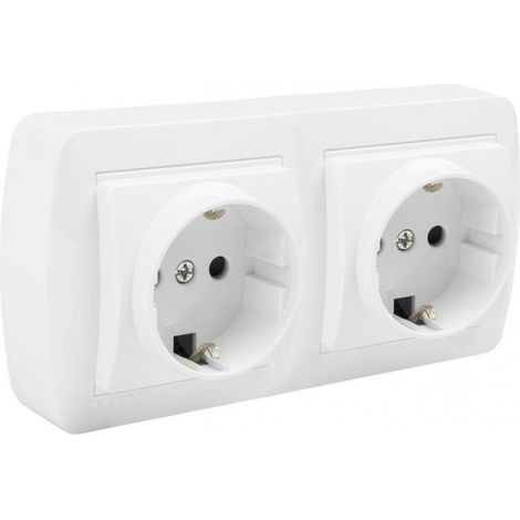 Base Bipolare Doppia con t/tl 148x72x42mm Superficie Muro Solera MUR66U