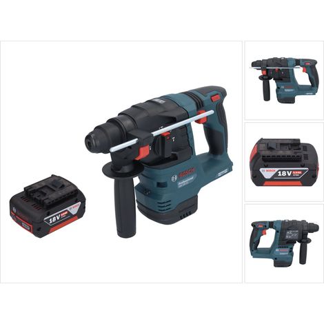 Bosch GBH 18V-22 Martello rotante professionale a batteria 18 V 1,9 J SDS Plus Brushless + 1x batteria ricaricabile 5,0 Ah - senza caricabatteria