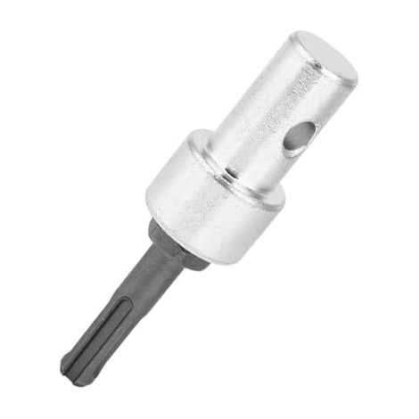 Adaptateur de Foret pour Perceuse électrique vers Connecteur de Tarière, Arbre à Tige Ronde, 2 Fosses, 2 Fentes (1/5)