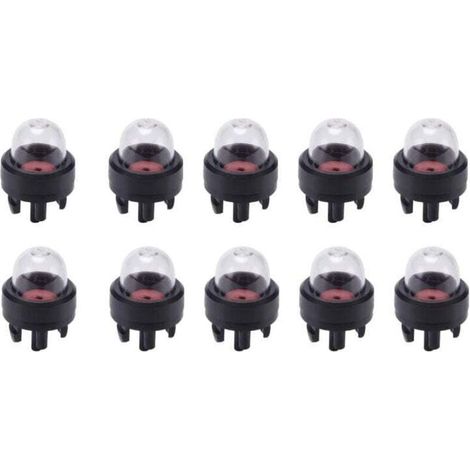 10 Pièces Ampoule Amorçage D'essence, Ampoule de Carburant Pompe, Bulle D'huile de Carburateur, pour Stihl/Weed Eater/McCullo (1/4)