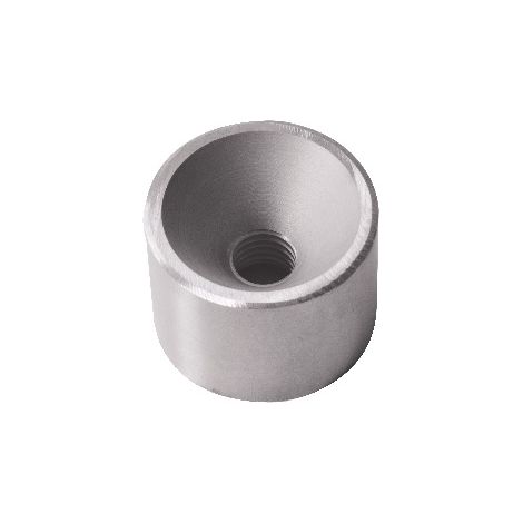 [QUALITE FRANCAISE] - Plot inox 316 fileté M12 pour tube 42.4 epaisseur 2