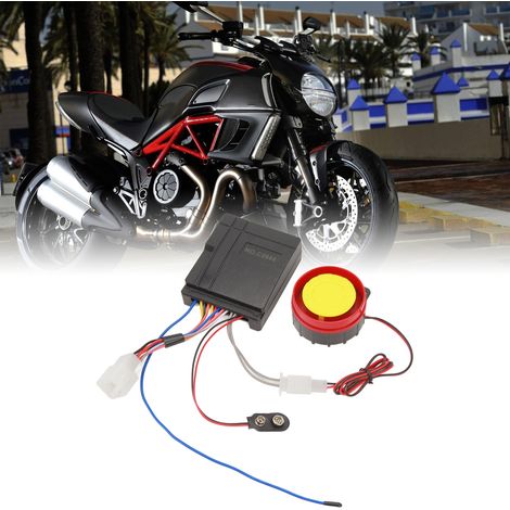 12V Einweg-Diebstahlsicherung, wasserdicht, für Roller und Motorräder (Universal) (Fernbedienung mit integriertem Akku) (1/5)
