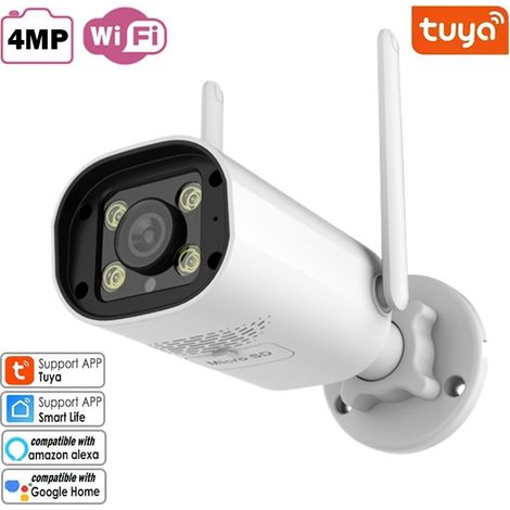 Tuya Telecamera Impermeabile Smart WIFI con Sensore PIR Integrato 4.0 MP (1/5)