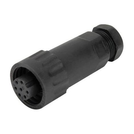 Weipu 814058 Connettore circolare Presa dritta Serie: WA Tot poli: 6 + PE 1 pz.