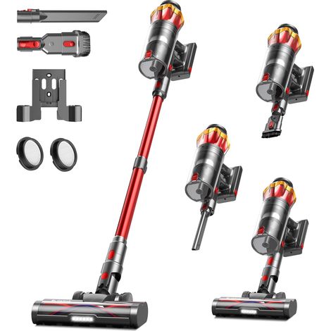 Aspirateur Balai sans Fil 70min, pour Sols Durs/Animaux/Voiture (1/5)