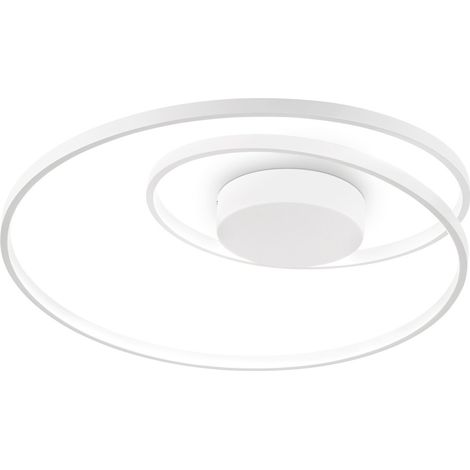 Ideal Lux Plafoniera moderna OZ 1 luce LED integrato bianco metallo