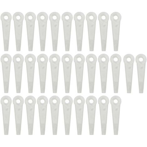 32 Pièces Lot Accessoires Tondeuse à Gazon Lames de Remplacement pour Tête de Coupe-KZQ (1/4)