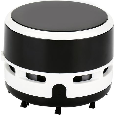 Mini aspirateur de bureau portable noir pour ordinateur clavier nettoyeur de table