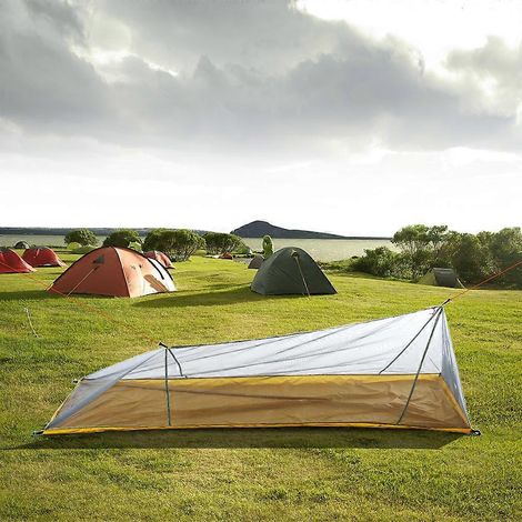 Tente de camping ultralégère en maille avec moustiquaire et répulsif anti-insectes - Équipement de camping (1/5)