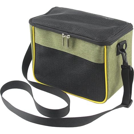 Cage de transport portable pour perroquets, sûre et respirante, avec sangle réglable, convient aux gerbilles, Hamster Microphone XL (1/5)