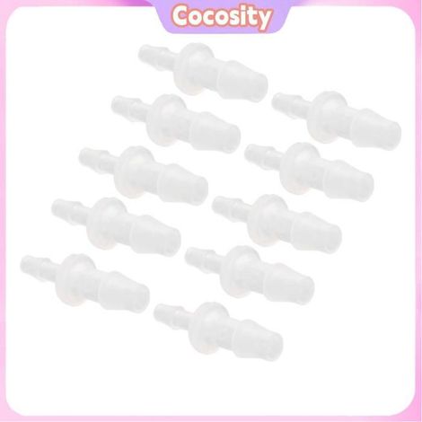 Raccord réducteur de tuyau cannelé - COCOSITY - 3.9-6.4 - Inodore, non toxique - Pack 10 pièces - Plastique (1/5)