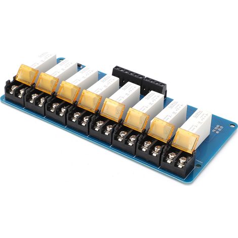 8-Kanal-Halbleiterrelaismodul (SSR), 5 A DC/DC 5 V/220 V Verteilungssteuergerät (1/5)