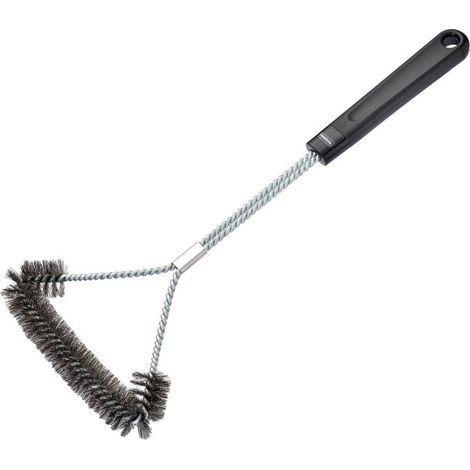 Primaster Grillbürste dreiseitig Stahl 42 cm