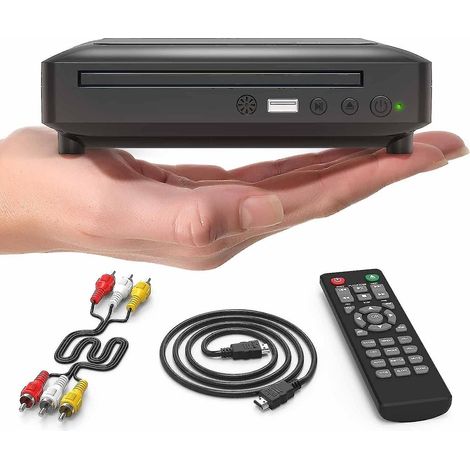 Ce lecteur HDMI est compatible avec les téléviseurs intelligents, prend en charge la résolution Full HD 1080p et est livré avec des câbles HDMI et AV ainsi qu'une télécommande. (1/5)