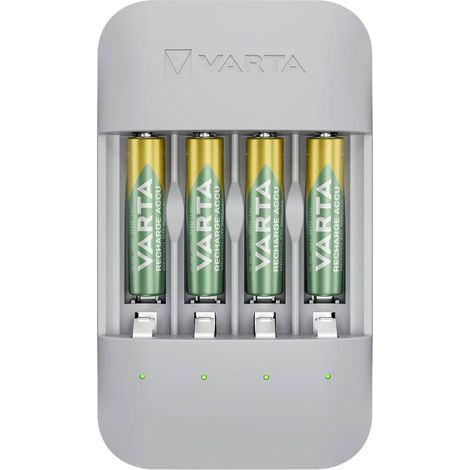 Varta Eco Charger Pro Chargeur de piles rondes NiMH LR03 (AAA), LR6 (AA) R281842 (1/6)