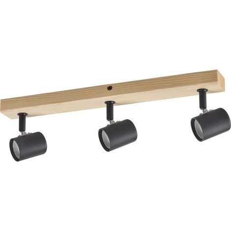 Regleta ETNIA 3xE27 negro mate (1/2)