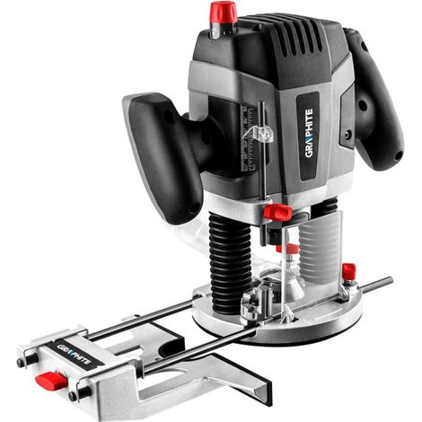 Fresadora de 1300 W, portabrocas de 6-12 mm (1/5)