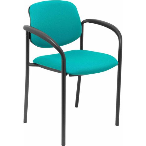 Sedia fissa Villalgordo bali verde verde nero con braccioli (1/5)