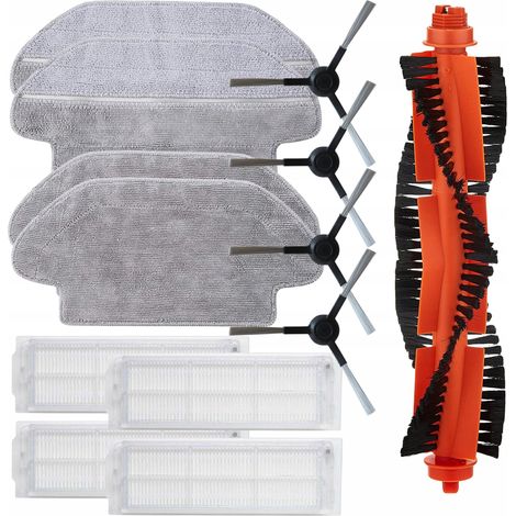 Brosses, filtres, serpillères pour aspirateur balai Xiaomi Pro, S10 viomi V2 V3 - 13 pièces. (1/5)