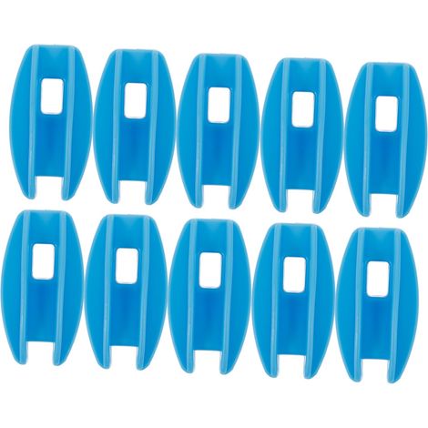 Lot de 10 Isolateurs pour Clôture Électrique Soi-même, Accessoires Solide en Plastique Bleu, Compatibles Clôtures pour Animaux, Isolation Fiable pour Ferme et Ranch, Prévention (1/5)