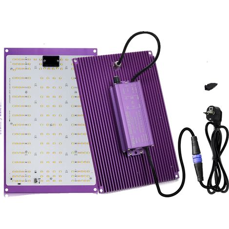 Lampada LED per coltivazione, spettro completo, dimmerabile, 120W (1/2)