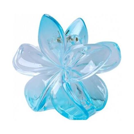 Ecarla Moana Haarspange mit Blume, Ombre Blau P321 (1/5)