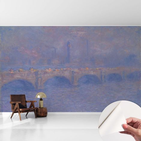 Fotomurale adesivo stickers - per camera da letto - per corridoio - decorazione casa moderna Ponte blu 416x254 cm (1/5)