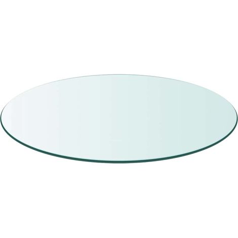 Plateau de table Design Moderne, Dessus de table de salle à manger, ronde en verre trempé 500 mm OIB3222E (1/4)