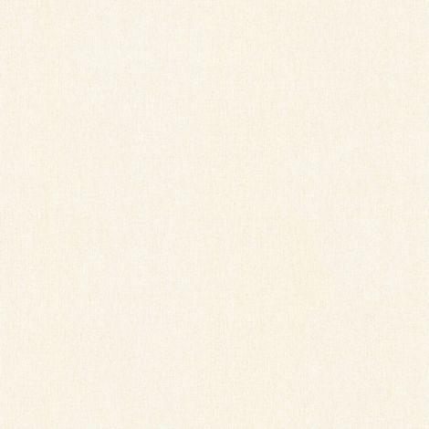Ton-sur-ton wallpaper wall Profhome 377037 non-woven wallpaper smooth Ton-sur-ton matt white cream 5.33 m2 (57 ft2)
