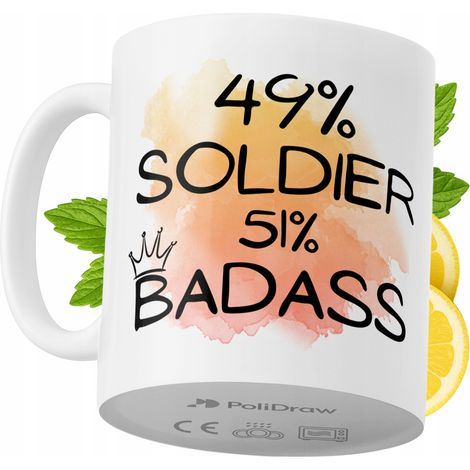 Lustige Kaffeetasse mit witzigem Textdesign für Soldaten – ideal für Geburtstage, Namenstage, Feiertage und besondere Anlässe. Hochwertige Tasse für Zuhause, Büro und Arbeit. Farbe: Weiß, 330 ml.