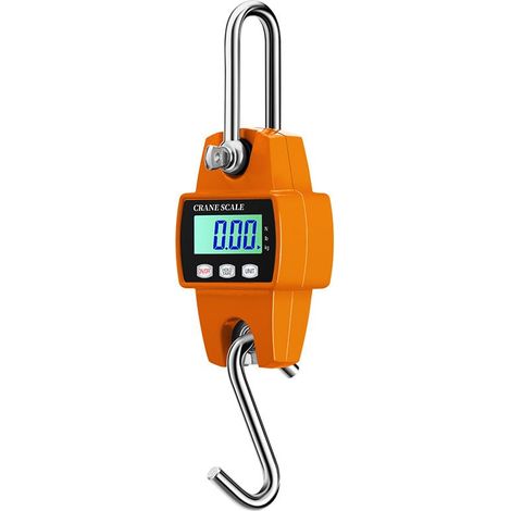Balance de Grue Numérique Électronique Suspendue 300 kg/660 lb - Industrielle Avec Capteur Précis, Mini LCD Portable Avec Crochet pour Usine, Ferme, Chasse (1/5)
