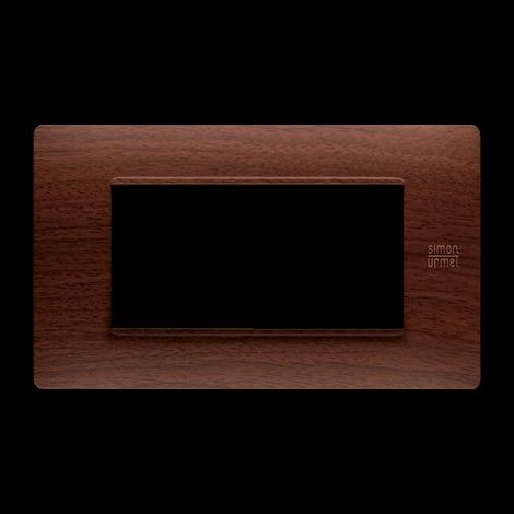 Placca in tecnopolimero, rovere, 4 moduli nea flexa urmet 11804.rv