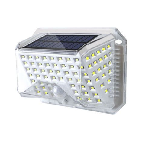 Lampe Solaire Exterieur LED Lumiere Eclairage avec Detecteur de Mouvement 270° Angle IP65 Etanche Spot Solaire Extérieur Sans Fil pour Jardin Porche Balcon (1/5)