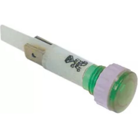 Piloto señalizacion verde rosca d:10 mm 230V