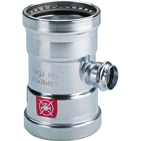 Viega Prestabo XL-Raccordo a T, d1 64,0, d2 64,0, d3 64,0 acciaio non legato, zincato modello 1118XL, 597801